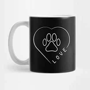 Dog And Love Mug